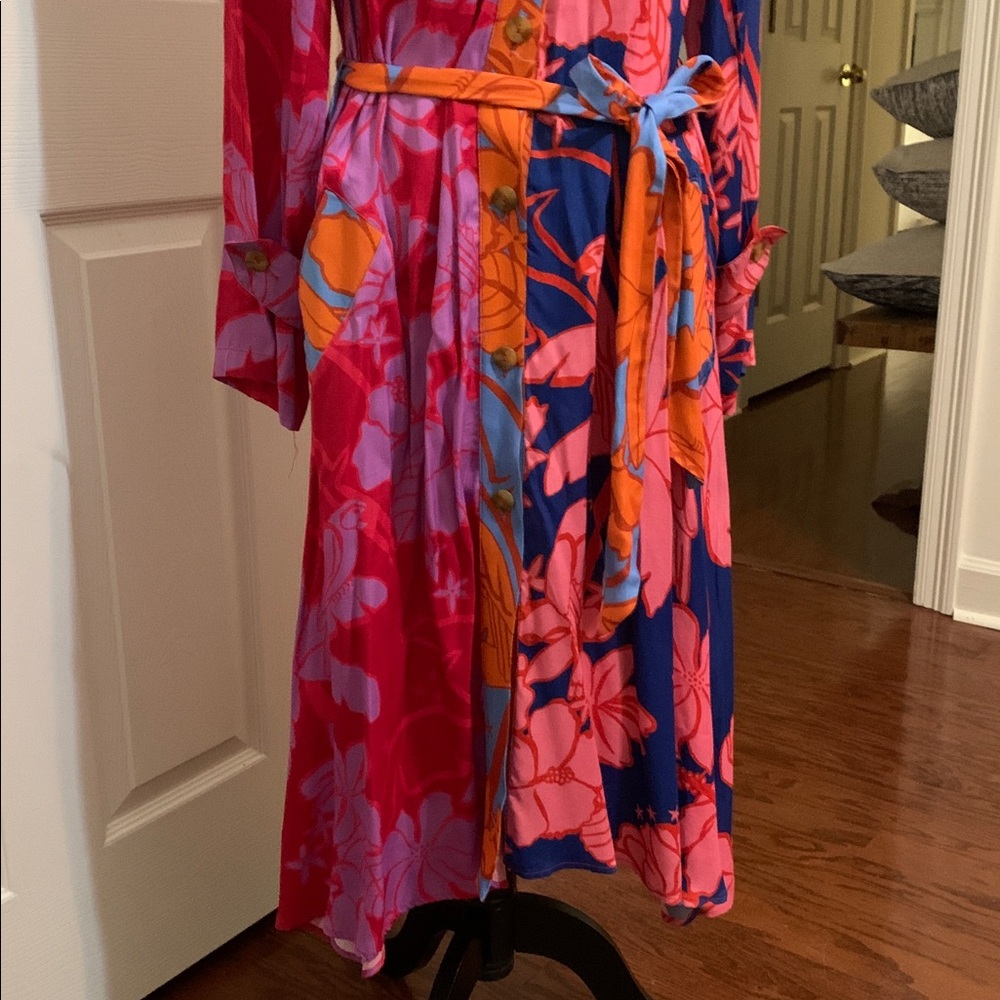 FARM Rio Floral Colorblock Maxi Dress - Picture 4 of 6